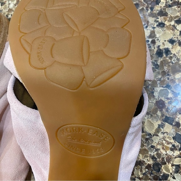 Kork Ease Haya Pink Suede Chunky Heeled Sandals Size 6 - Picture 11 of 11